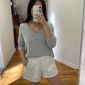 Brandy Melville Wool Knit V-neck Sweater